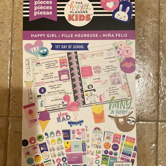 The Happy Planner Office Happy Planner Kids Happy Girl Sticker Book